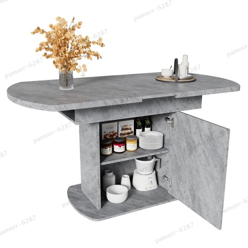 Extendable dining table oval - dining,