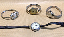 Four Vintage Mechanical Wristwatches: Oris, Mentor, Lancet, Medana