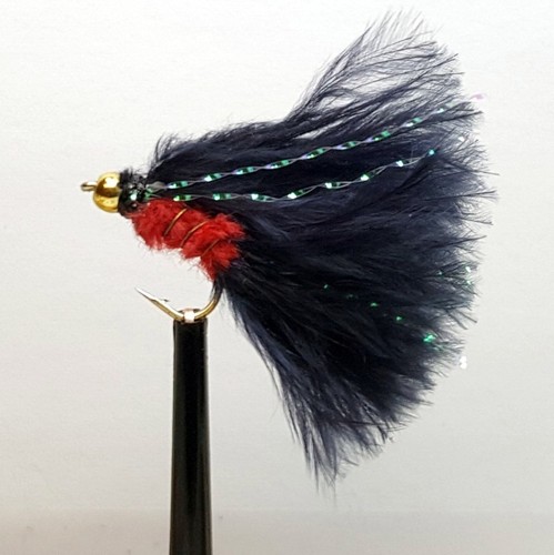 Gold head black red cats - red,