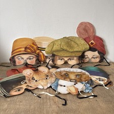 Vintage Set x12 Paper Masks