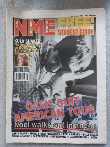 Magazine paper september - n.m.e,