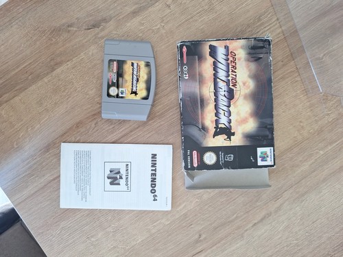 Operation winback boxed n64 - operation,