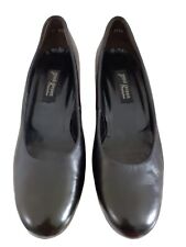 PAUL GREEN MUNCHEN Ladies Shoes Leather Black Size UK 4.5 EU 37.5 Gently Used
