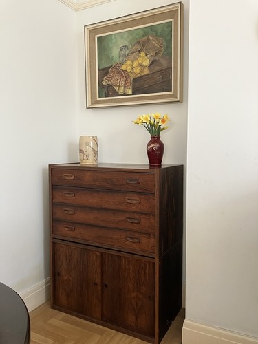 Handsome mid century tall boy - mid,