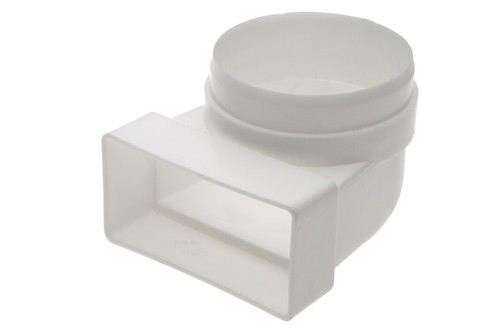 Ducting 110x54 flat round - flat,