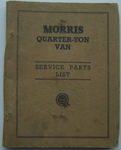 Morris quarter ton van - (minor),