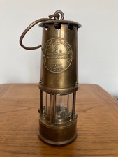 RARE ECCLES TYPE 6 MINERS LAMP  LLAY COLLIERY WREXHAM