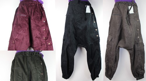 Trousers cuff corduroy jeans - trousers,