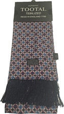 Tootal Mens Burgundy and Blue