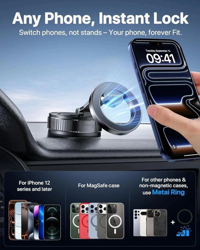 Magnetic phone holder - holder, car