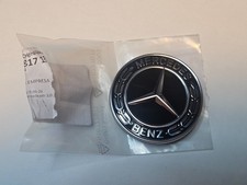 Genuine Mercedes-Benz Black Flat Bonnet Badge Various Models A0008171306