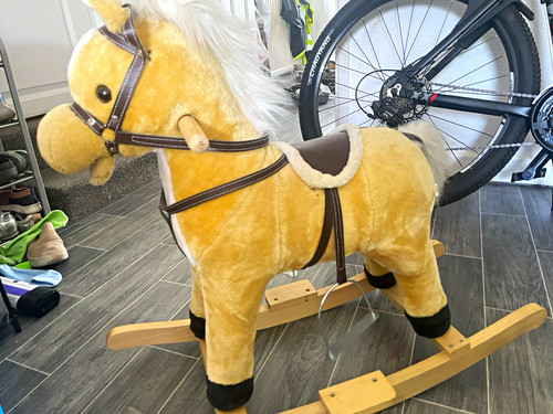 Plush rocking horse vintage - rocking,