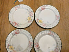 BARRATTS FINE TABLEWARE - 4 X  18CM FLORAL TEA PLATES