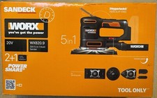 Worx Sandeck WX820.9 20V Cordless Multi Sander (Bare Unit)