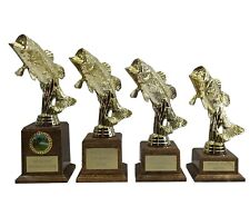 Personalised Gold Bass Fishing