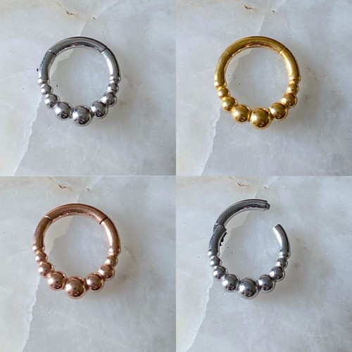 Bubble bead effect hinged - bubble,