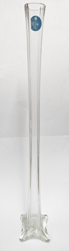 70cm clear glass lily vases - 70cm,