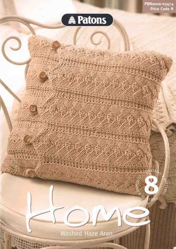 Aran cushion cover slippers - aran,