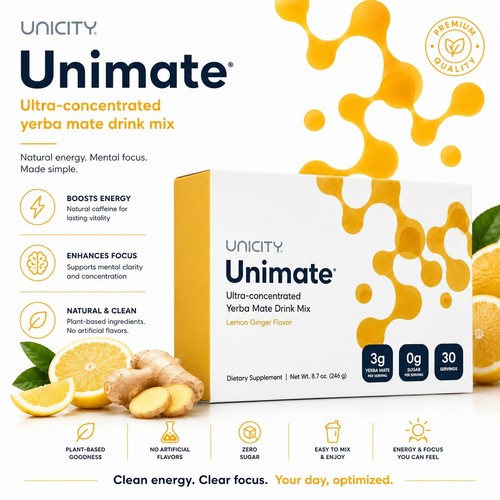 Unicity unimate lemon - unicity, ginger