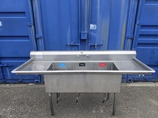 3 Bowl Comercial Stainless Steel Sink