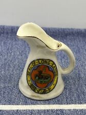 SWAN Crested China-Model Jug/Ewer-SEAL OF LONG EATON-Collectible Souvenir