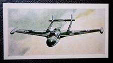De Havilland Venom N.F.3.    RAF Jet Night Fighter   Colour Card  JE20M