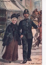 TUCK 9824 THE METROPOLITAN & CITY POLICE - A SAFE ESCORT - HARRT PAYNE