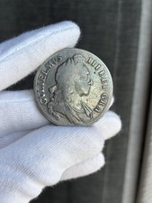 1696 william iii silver crown - silver,