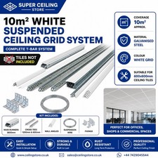 10m suspended ceiling grid - suspended,