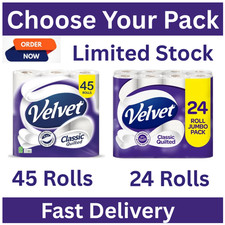 Velvet Classic Quilted Toilet