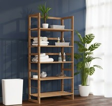 Tall Wooden Shelving Unit