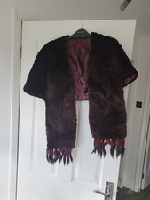 Vintage Real Fur Cape
