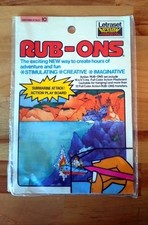Rub Ons, Letraset Action Transfers. Vintage, rare and unused.