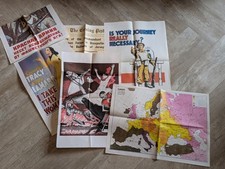 The War Papers ‘Wartime 1940s’ Posters x 6 ~ Replicas, 1980s? D Day 80th Event 