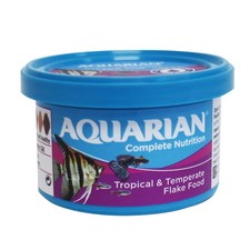 AQUARIAN TROPICAL FISH FLAKE FOOD 25G,50G,200G FISH TANK AQUARIUM FLAKES GENUINE