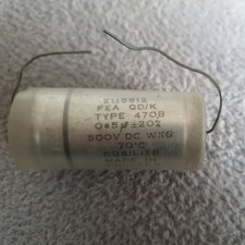 DUBILIER 0.5uF 500v 20% CAPACITOR (MY-821)