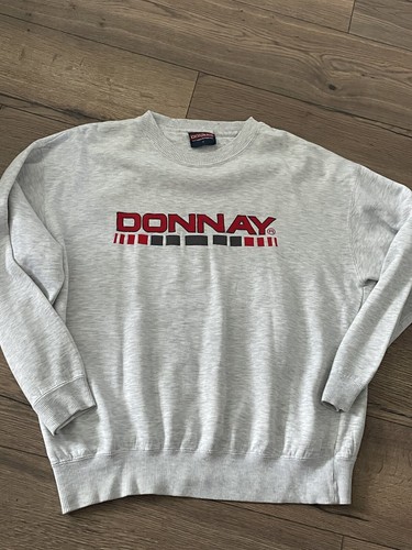 Donnay vintage grey spellout - donnay,