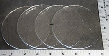 4 - 4" CIRCLES OF CLEAR
