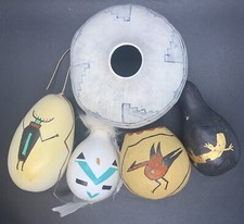 Hand Painted Gourd Lot of 5