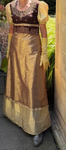 Regency style dress - size, 12