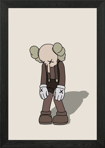 Kaw sad framed wall - kaw,
