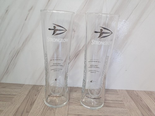 Strongbow pint glasses - x, ce