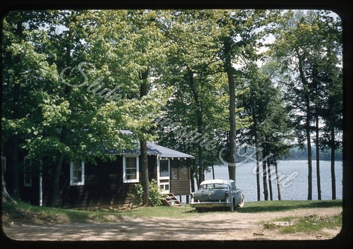 Lake cabin car 35mm - car,