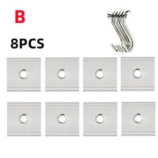 Awning rail hook ring with - ring,