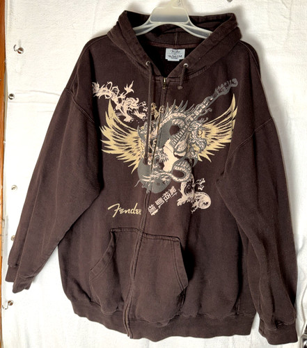 Fender dragon full zip hoodie - dragon, full-zip
