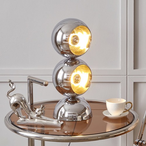 Chrome table lamp space age - table,