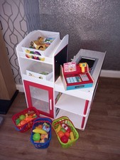 kids pretend play shop with