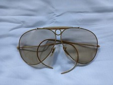 Vintage B&L Ray-Ban  Shooter Arista Frames Changeable Brown Lenses 62mm 