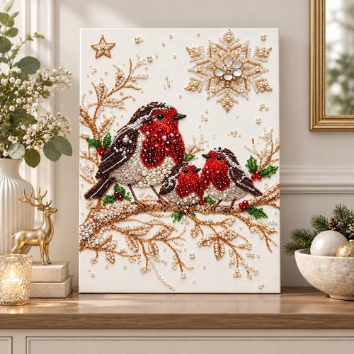 Xmas robin diy - robin, 5d