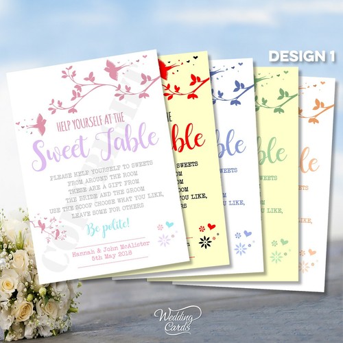 Love sweet card sign - love, is